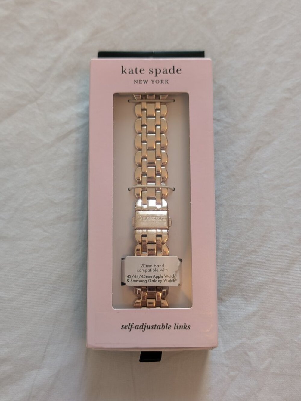 NIB Kate Spade Scallop Link Stainless Steel Bracelet for Apple Watch® - Picture 8 of 9